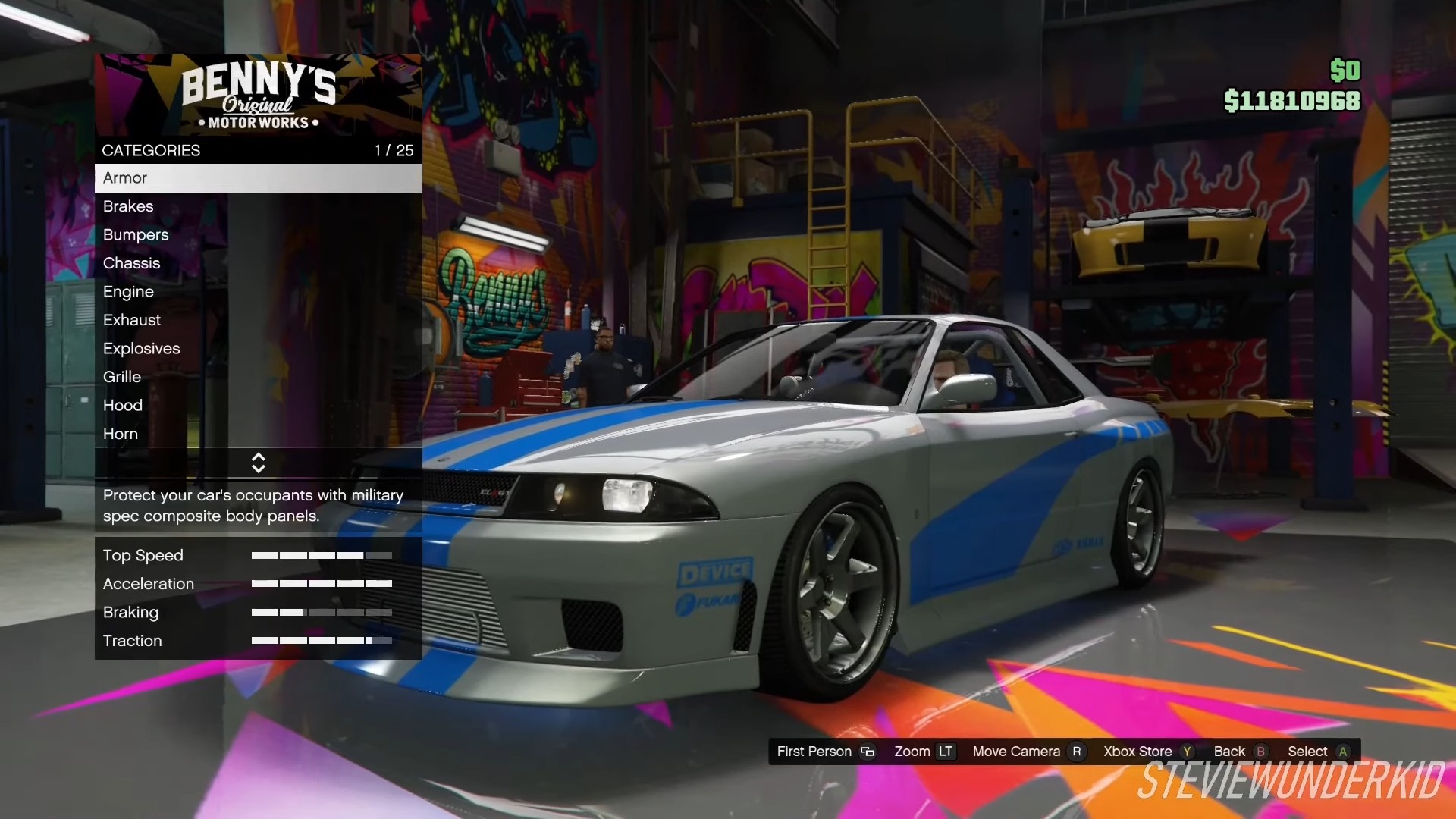 Benny's Garage GTA 5 Paul Walker Car