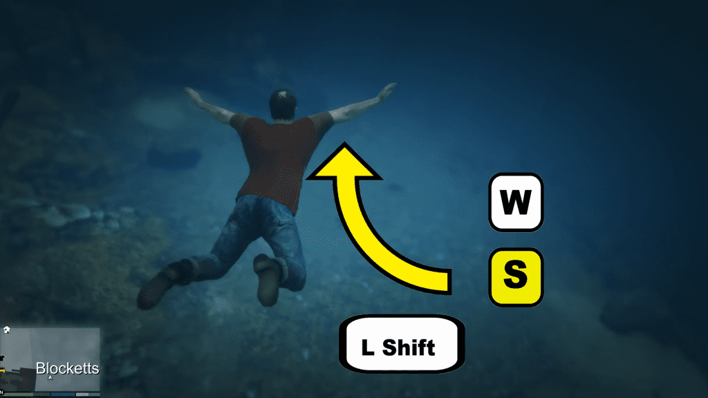 How To Swim Underwater In GTA 5 Definitive Guide Gamesual