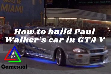 How to build paul walker's car in GTA V