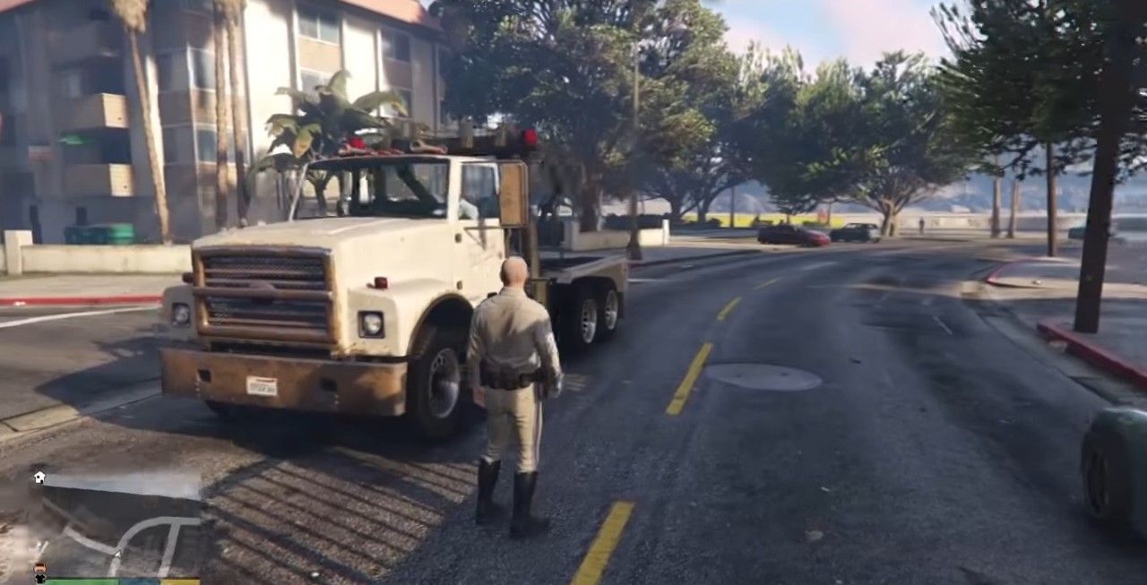 la puerta tow truck gta v