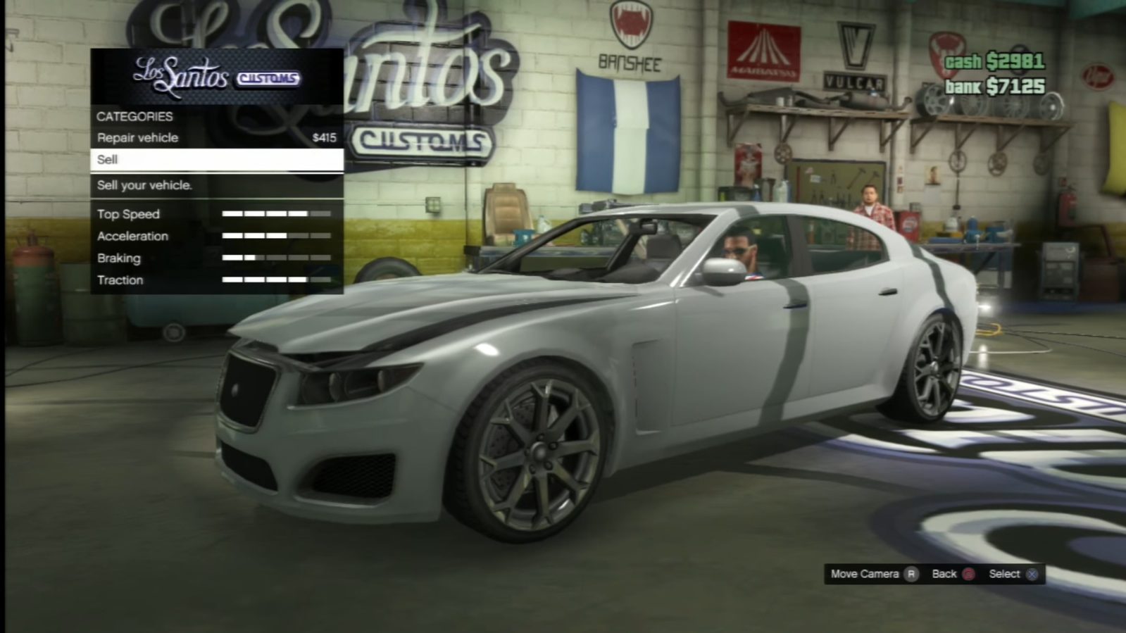 Sell cars in GTA 5