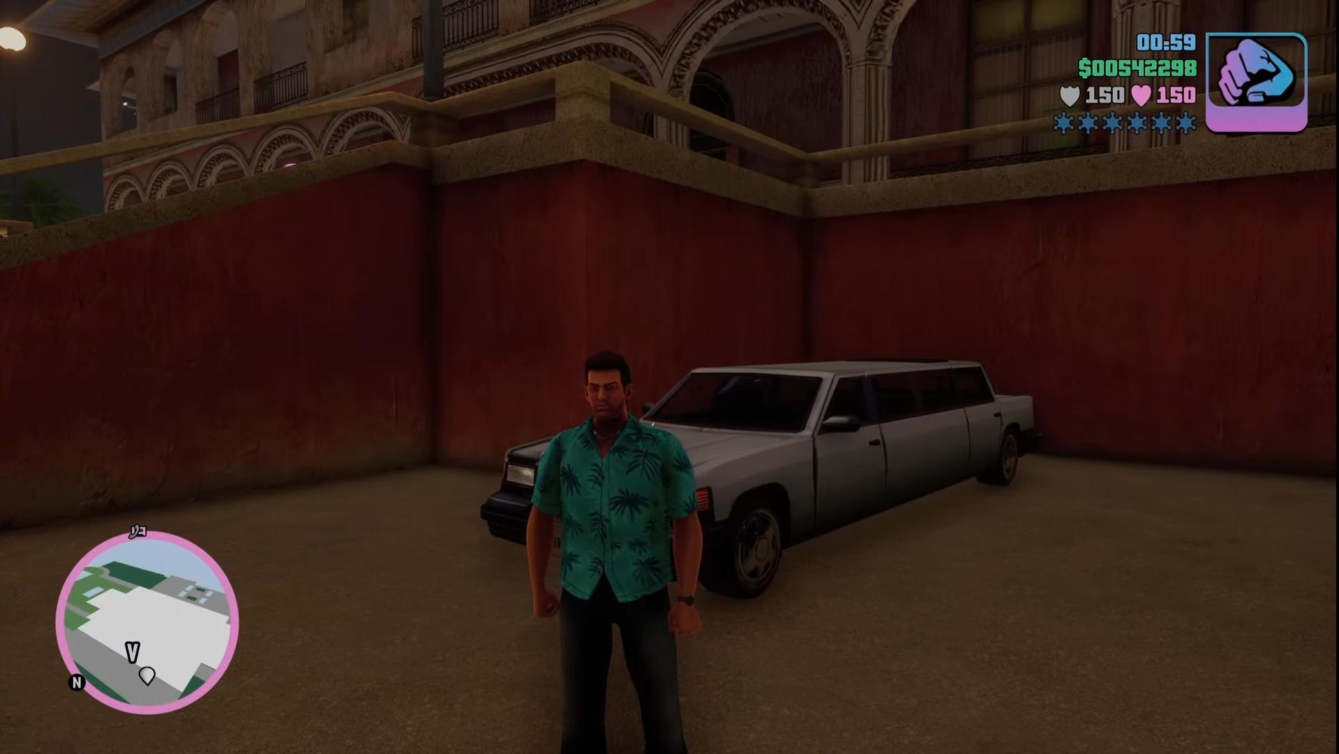 Stretch location in Definitive edition of Vice City