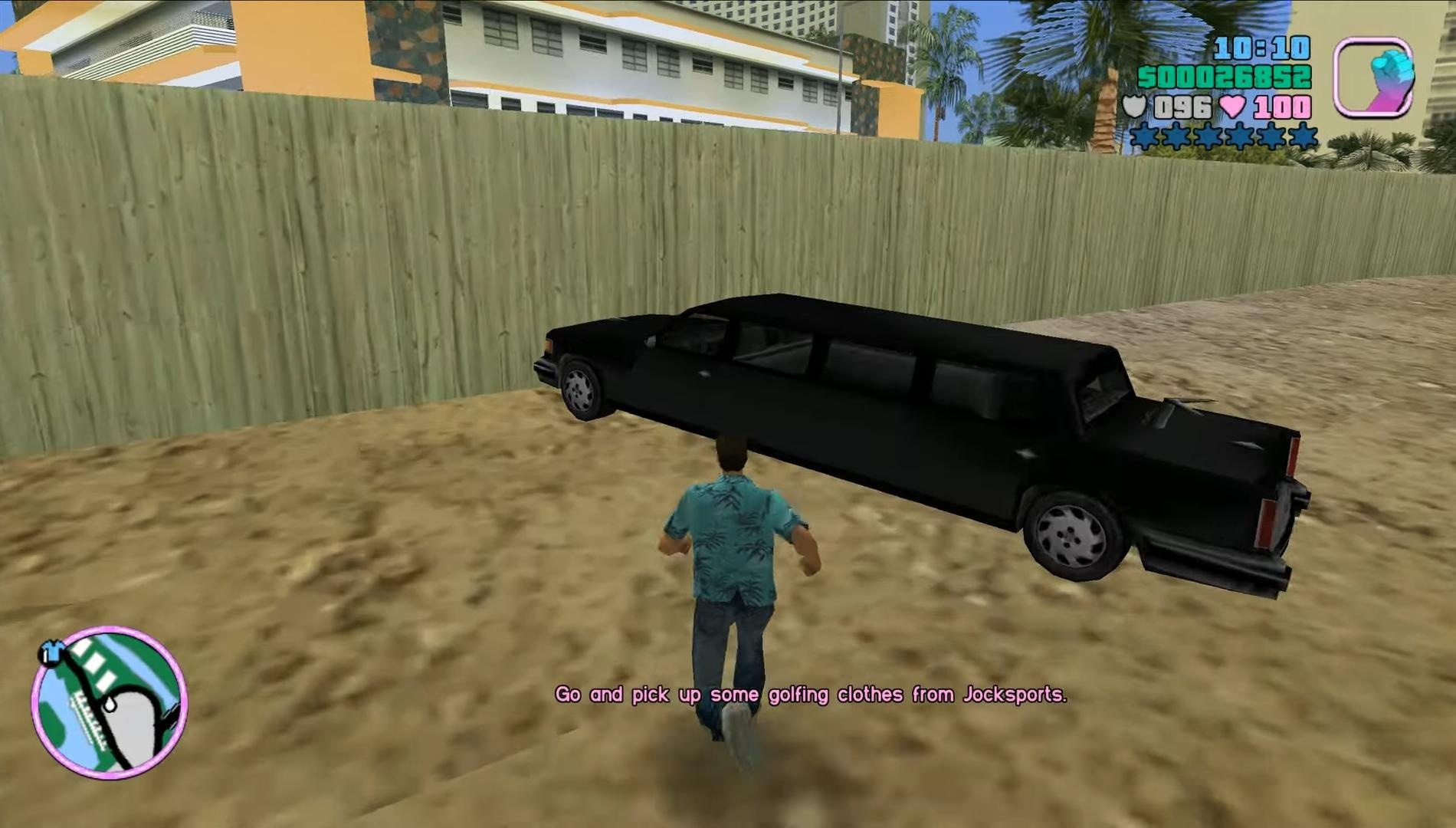 Tommy finds Black Stretch in GTA