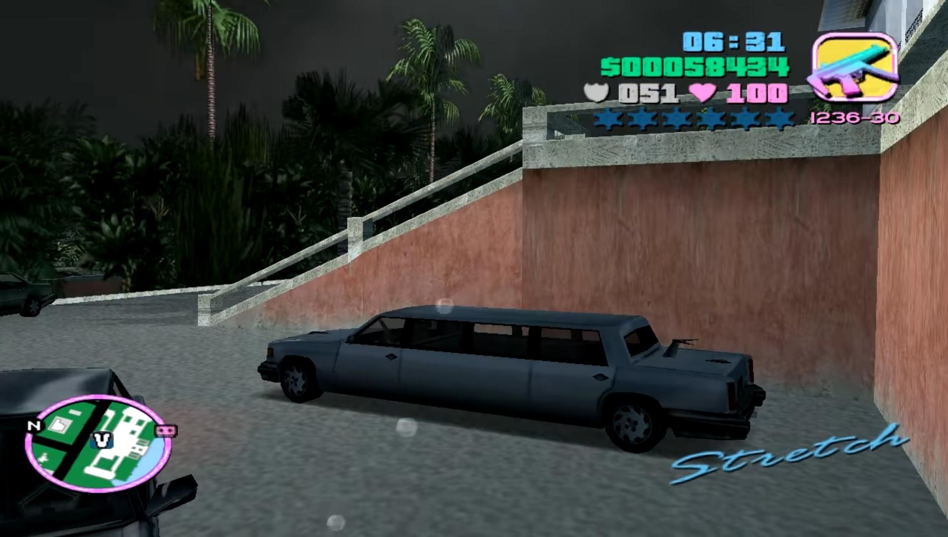 White Stretch location in GTA vice city