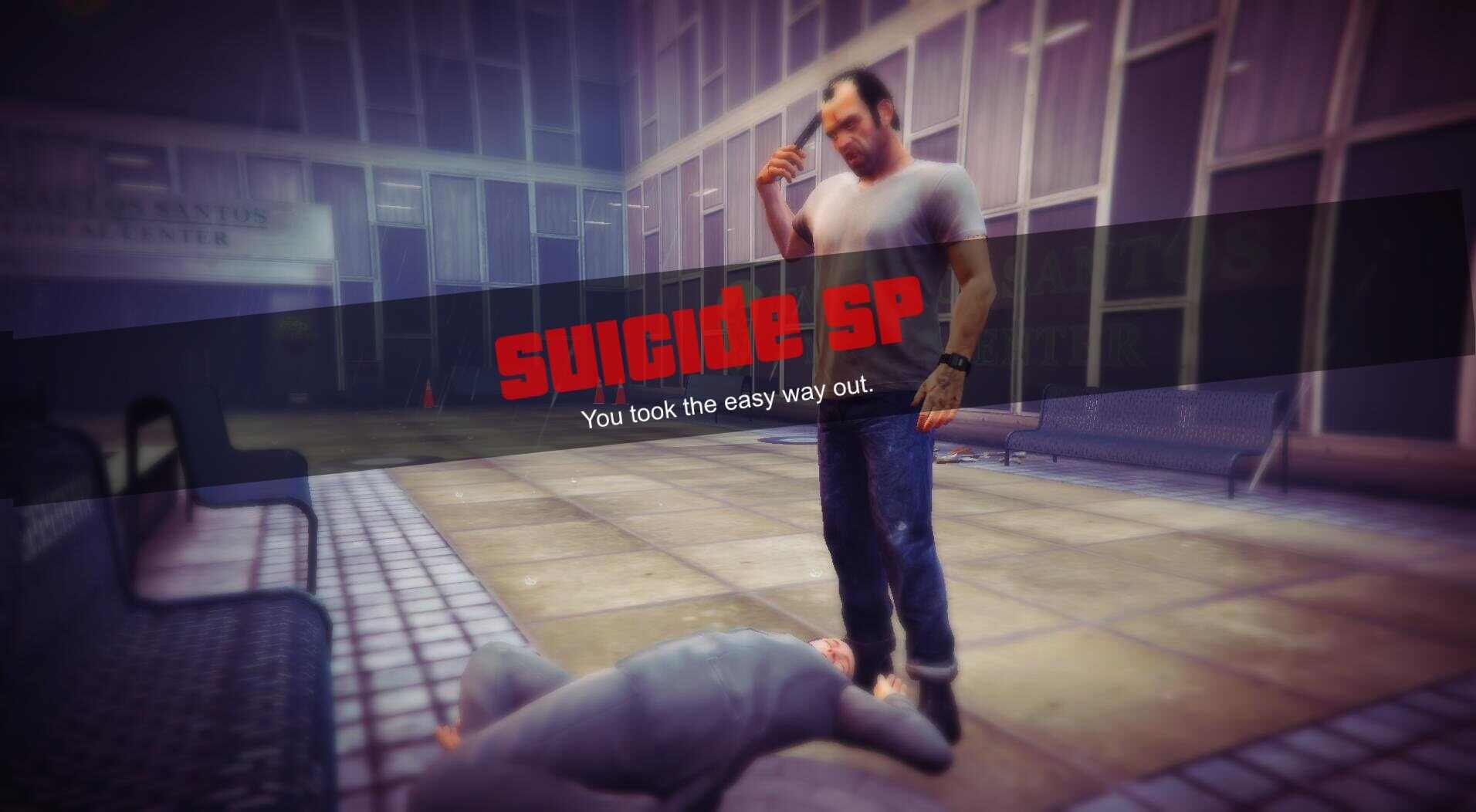 shoot yourself in GTA V