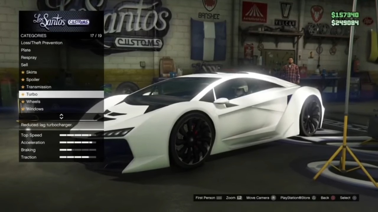 Customization Menu in GTA V