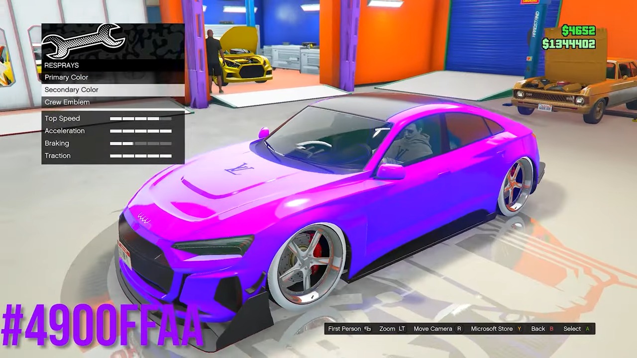 Electric Ultramarine gta modded crew colors