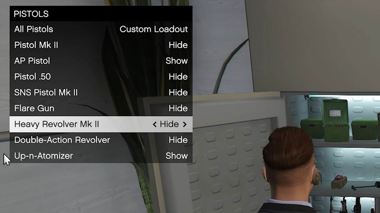 gun locker gta 5