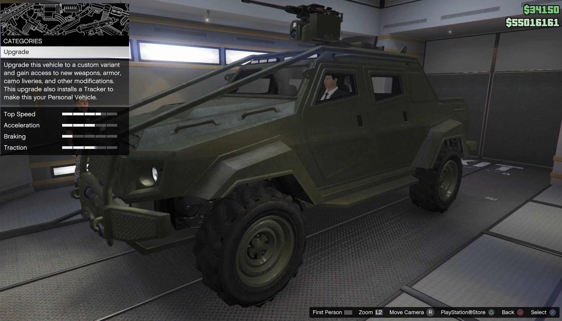 HVY Insurgent Pick up is the 4th best armored car in GTA 5