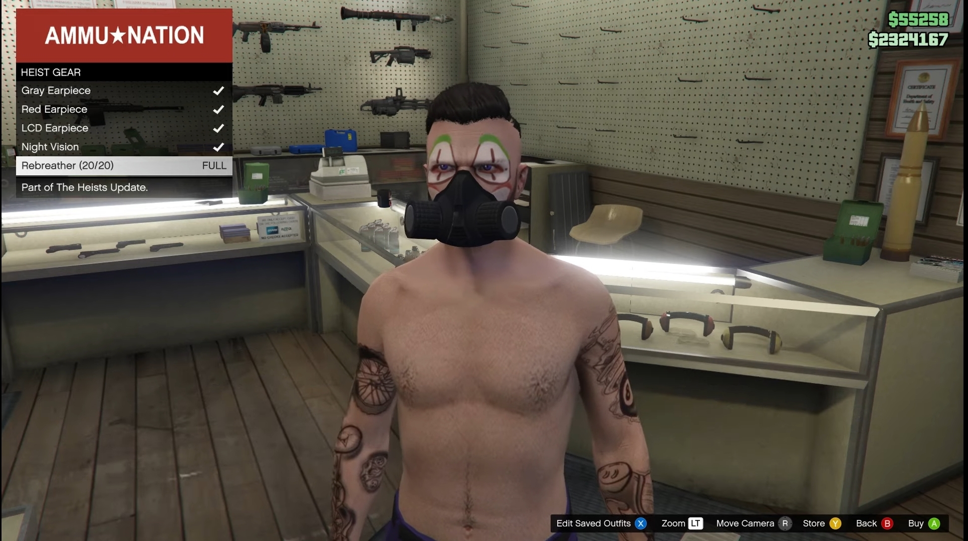 GTA 5 Online How To Equip Rebreather? Gamesual