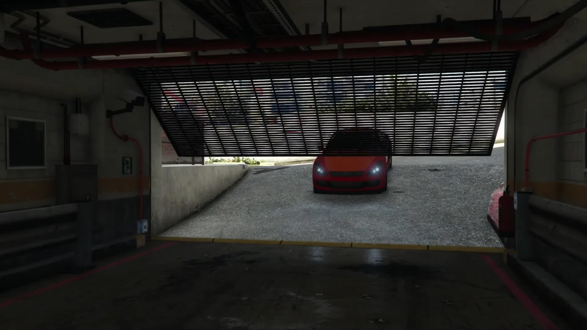 An image in the guide of how to move cars between the garages