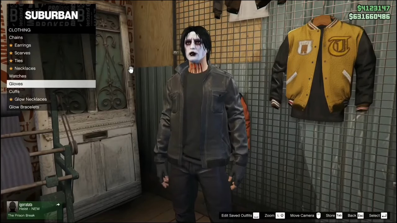 The Crow Outfit best halloween costumes gta 5