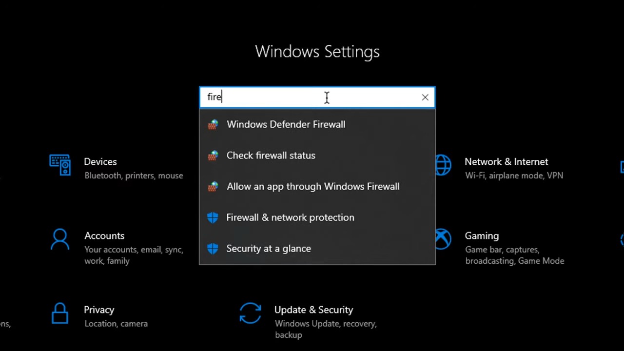 Windows Firewall