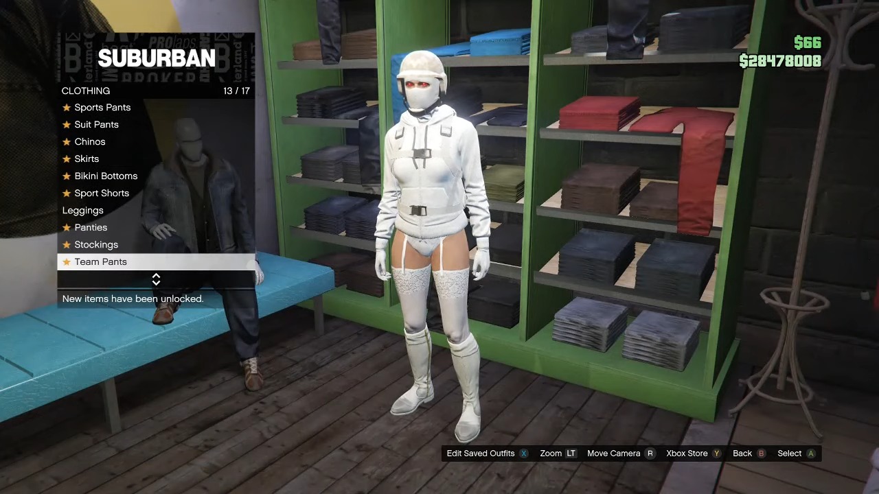 Hot White Outfit baddie female gta 5