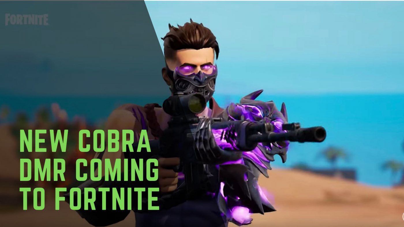 "Cobra DMR" Weapon Leaked In Fortnite Files Gamesual