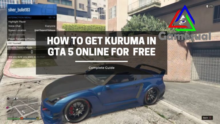 An image of The Kuruma in gta 5