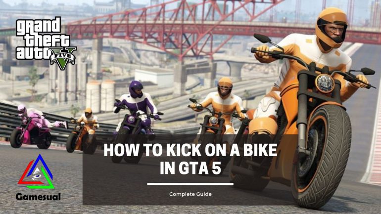 how to kick on a bike in gta 5