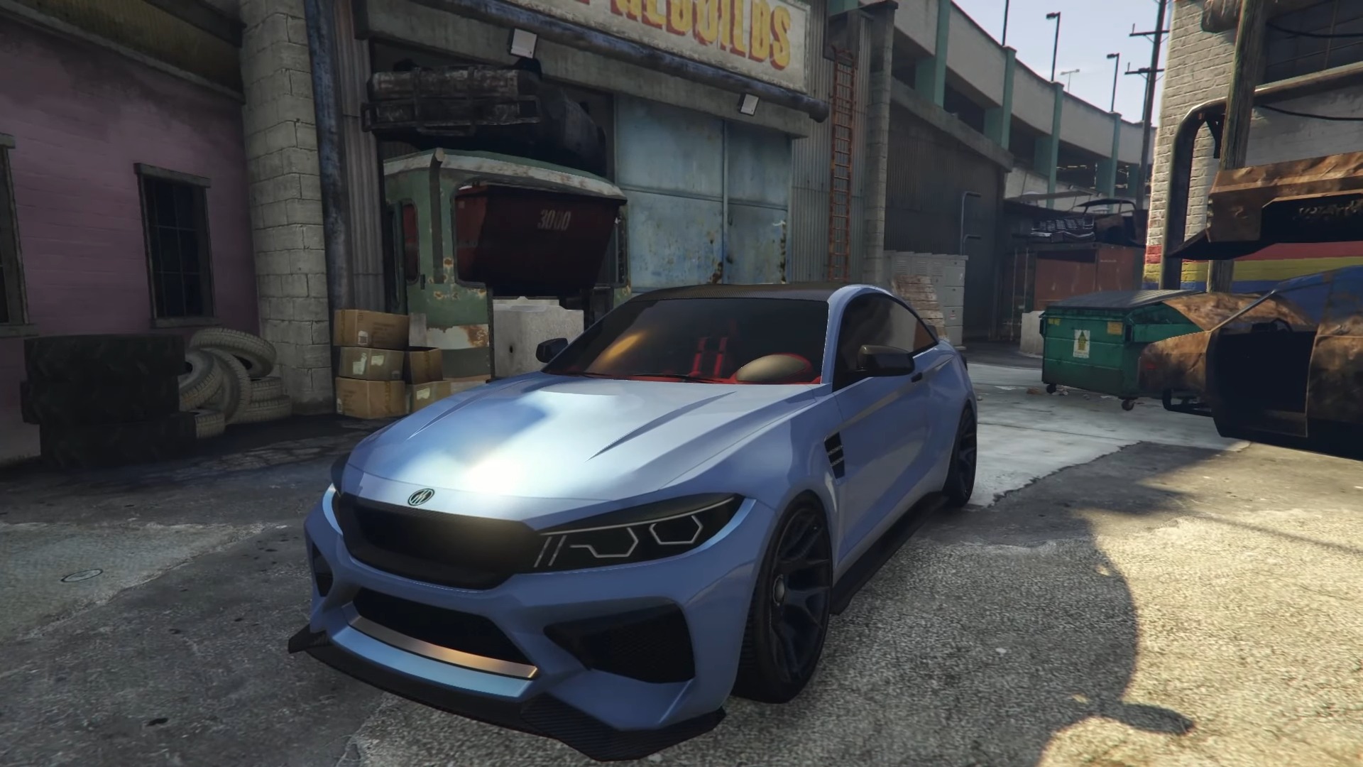 An image of a tuner car in gta 5