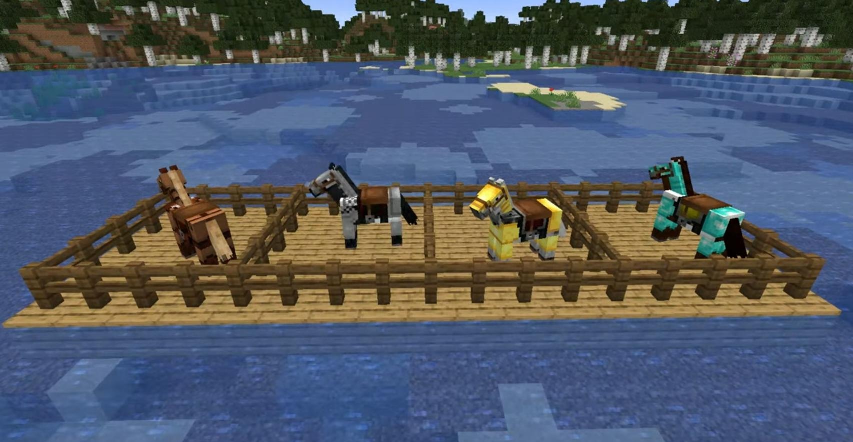 Horses in Minecraft