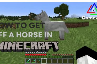 How to get off a horse in Minecraft