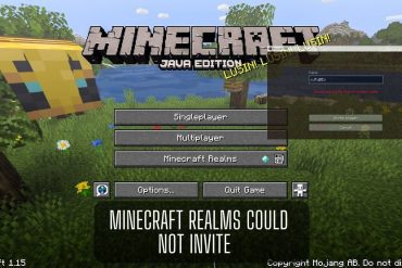 Minecraft Realms Could Not Invite