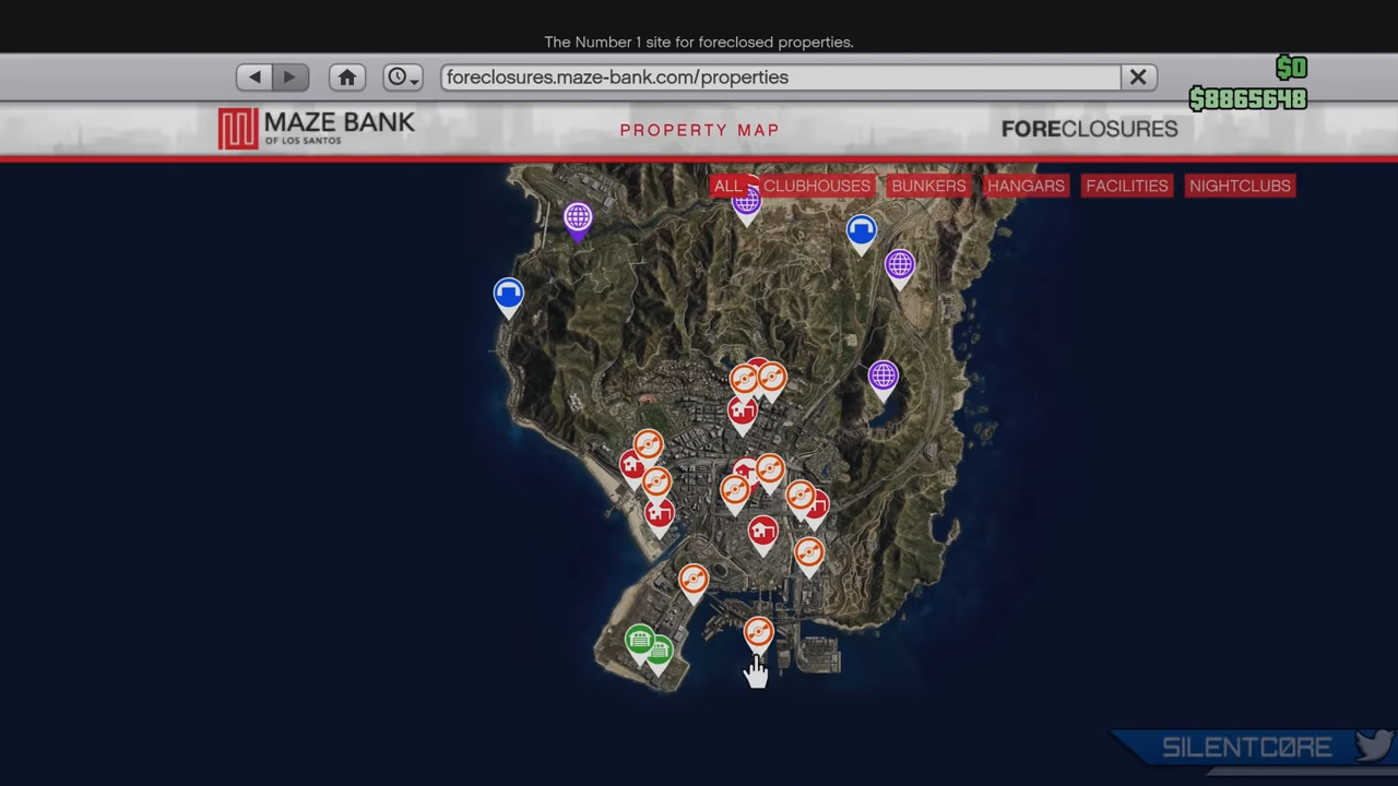 Maze Bank Foreclosures Homepage