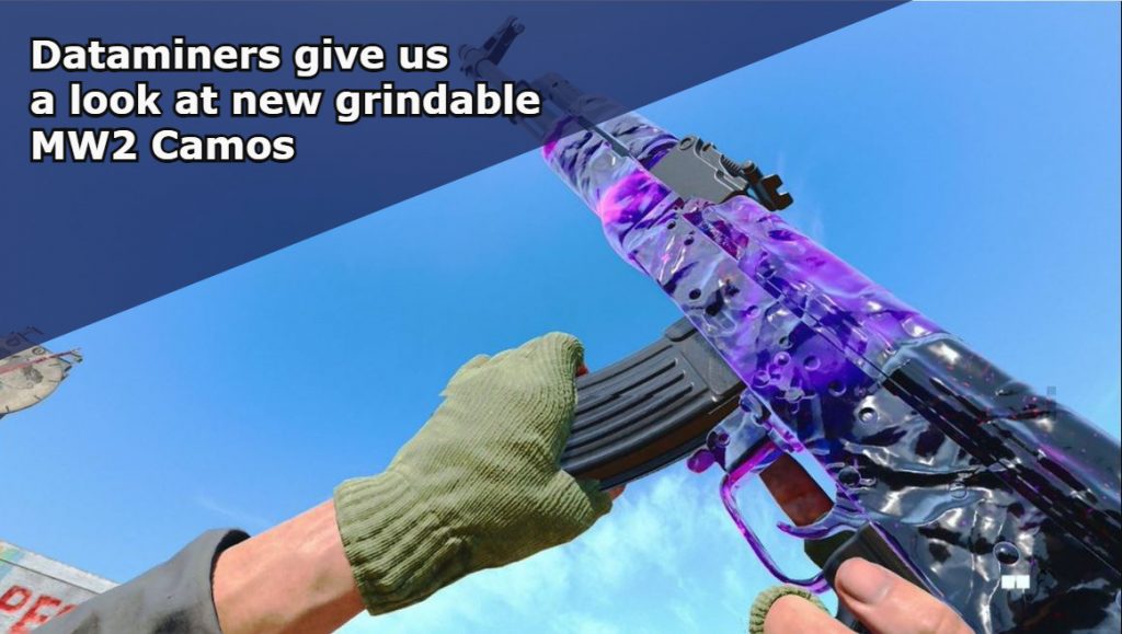 New Grindable Modern Warfare 2 Camos Have Been Leaked On