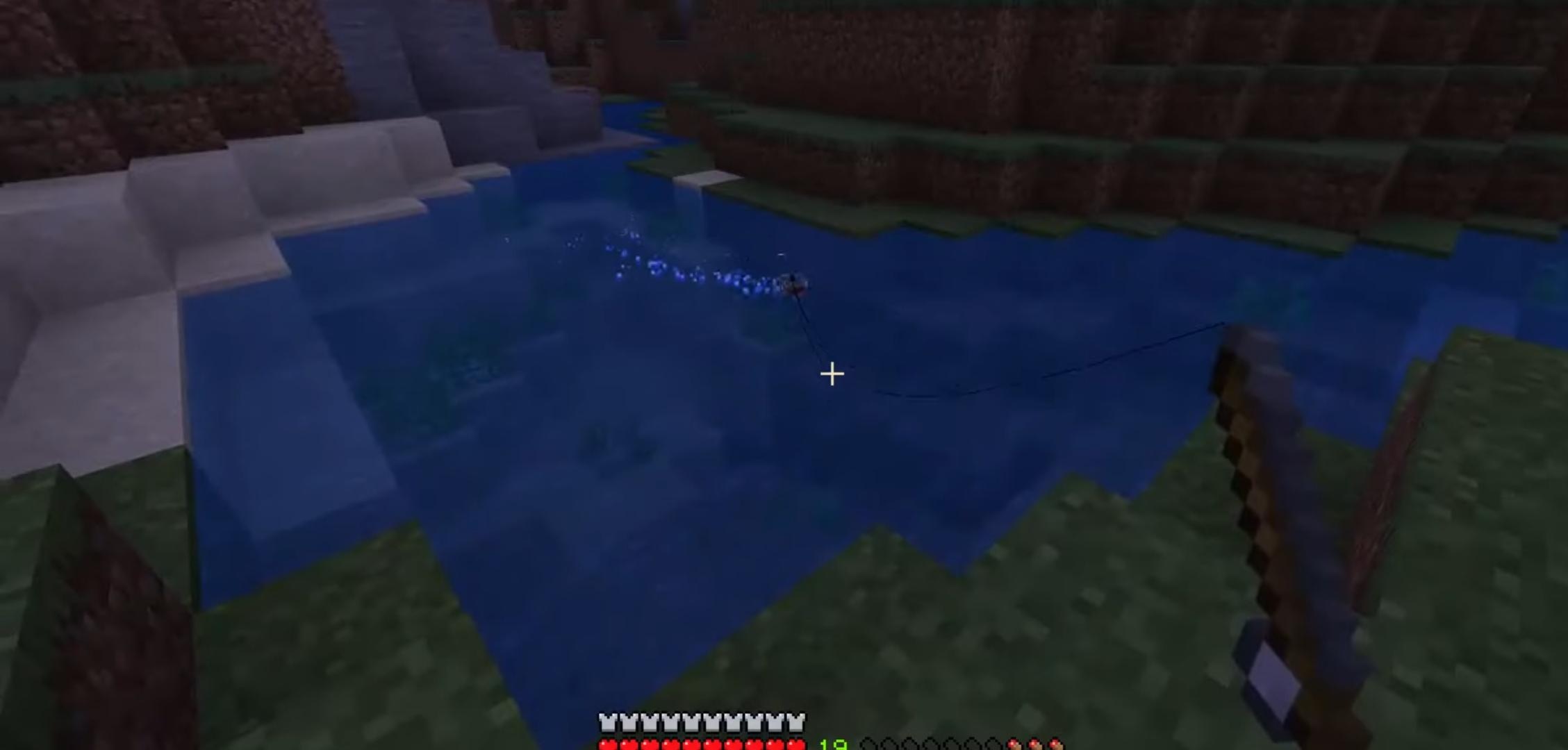 Capturing fish to eat in Minecraft