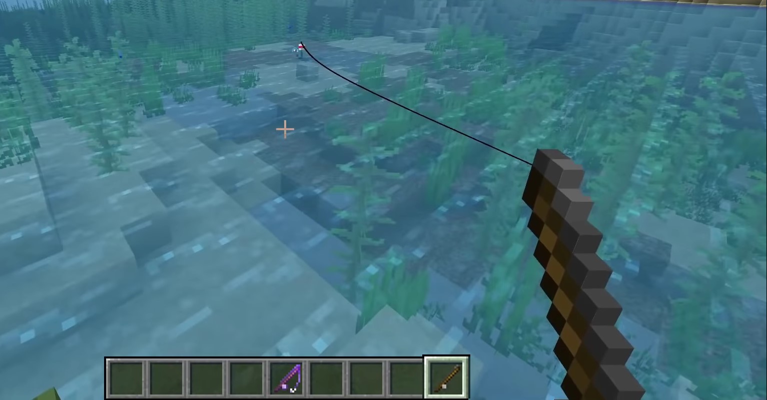 Fishing in Minecraft