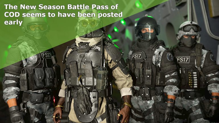 Call of Duty Season 1 new Battle Pass