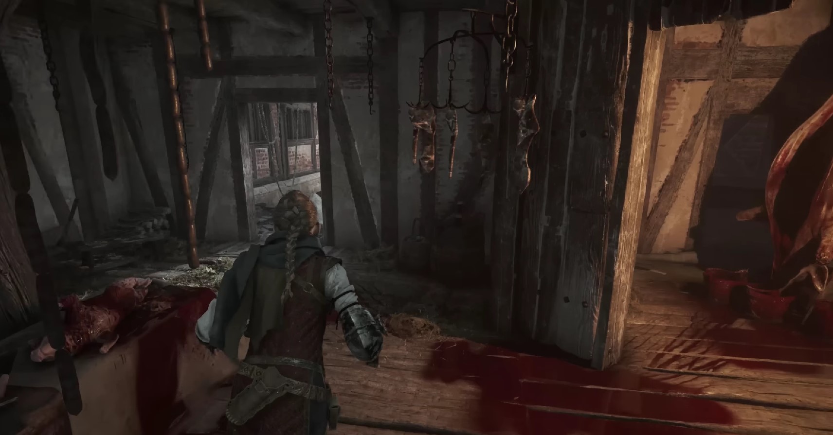 A bloody room in the new Plague Tale game