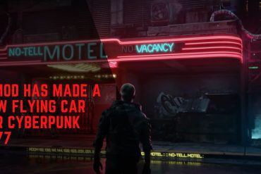 A Mod Has Made A New Flying Car For Cyberpunk 2077