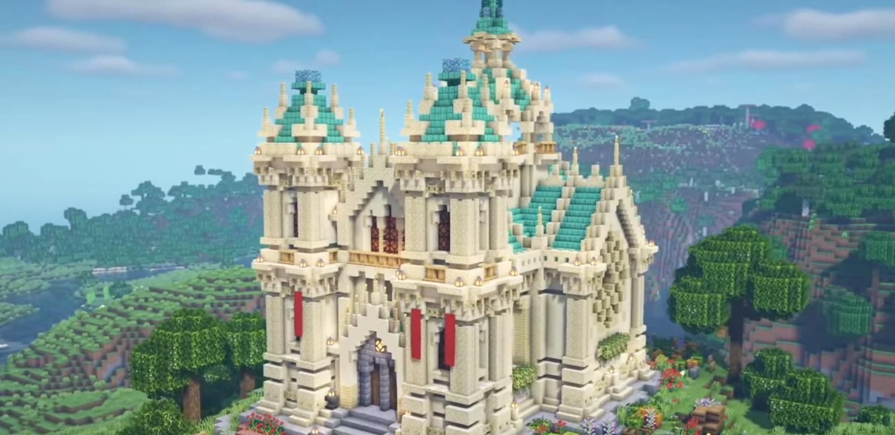 cathedral is one of the Best building ideas in Minecraft