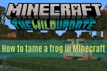 Minecraft How to Tame a Frog