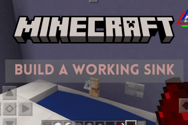 how to build a sink in minecraft