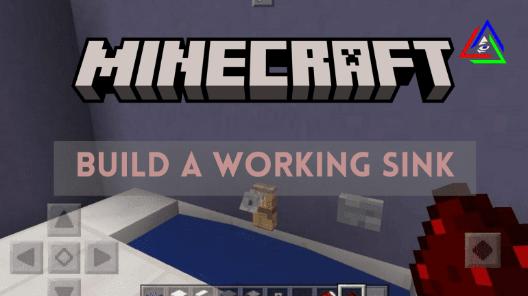 how to build a sink in minecraft