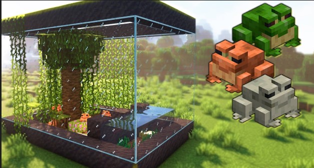 A terrarium in Minecraft