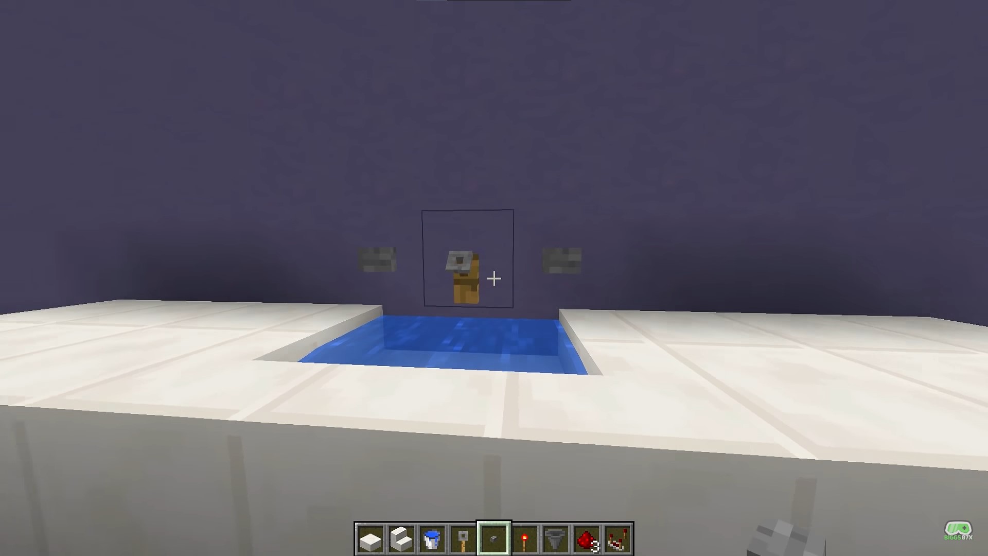 trip wire hook on a wall in minecraft