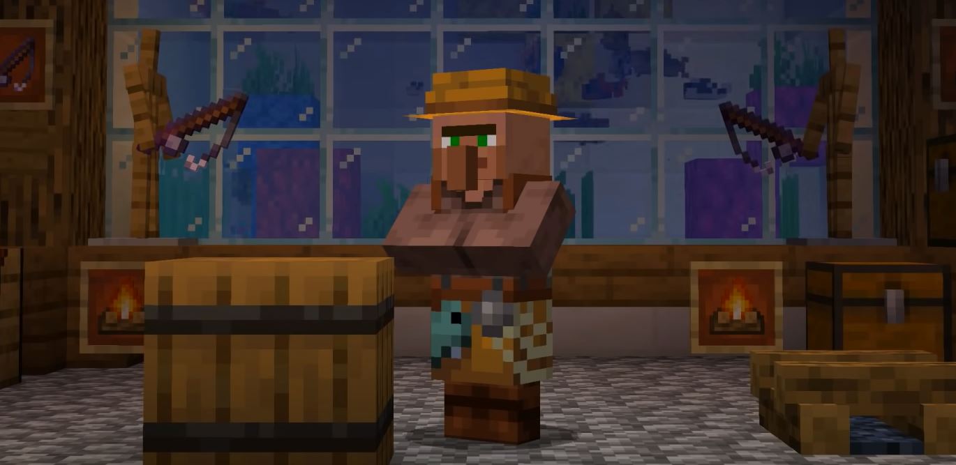 Fisherman in Minecraft