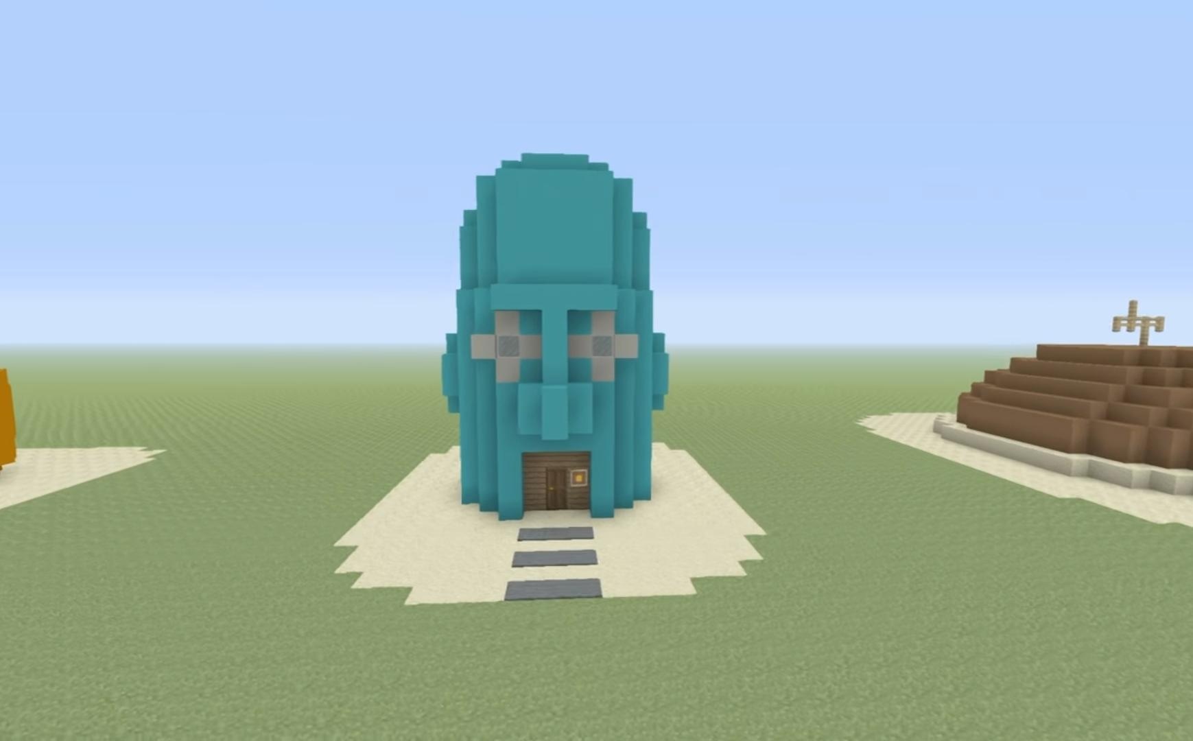 Squidward's house in Minecraft