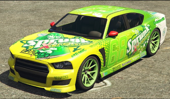 bravado sprunk buffalo top drift car in gta5