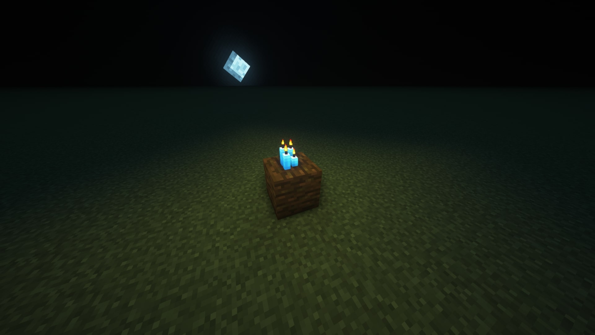 Minecraft light source: Candles