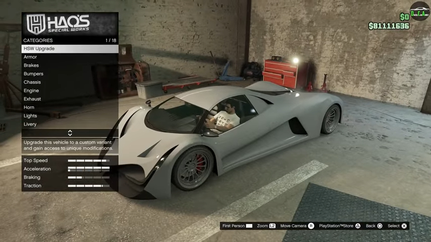 Deveste Eight in GTA V best drag race car in gta 5