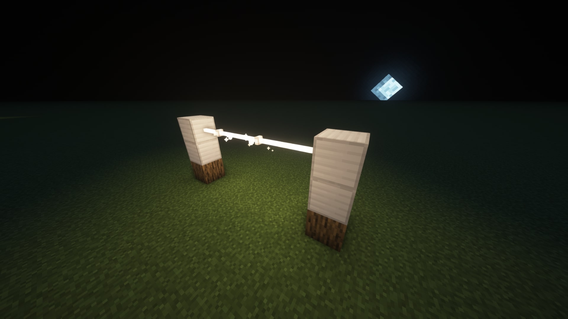 Minecraft light source: End rods