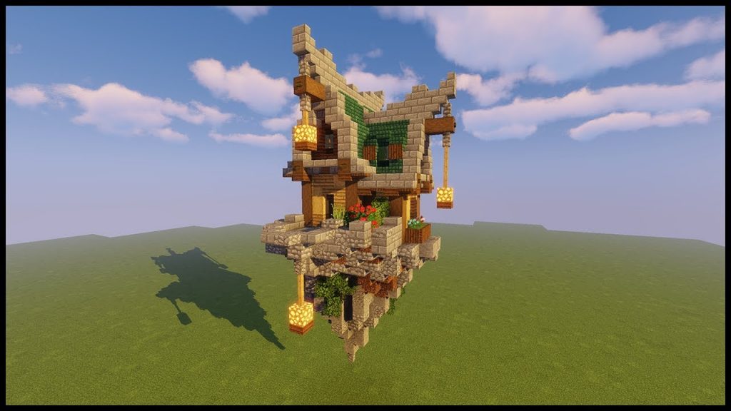 Mid air house minecraft