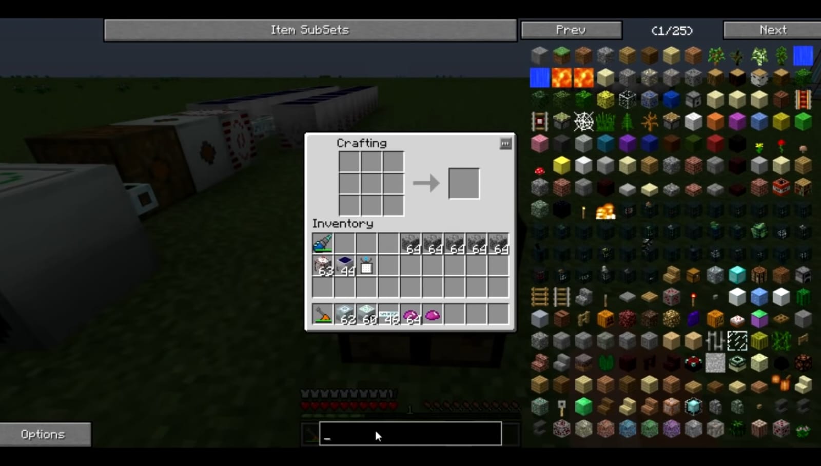 Iridium a Mod in Minecraft showing different iridium ores