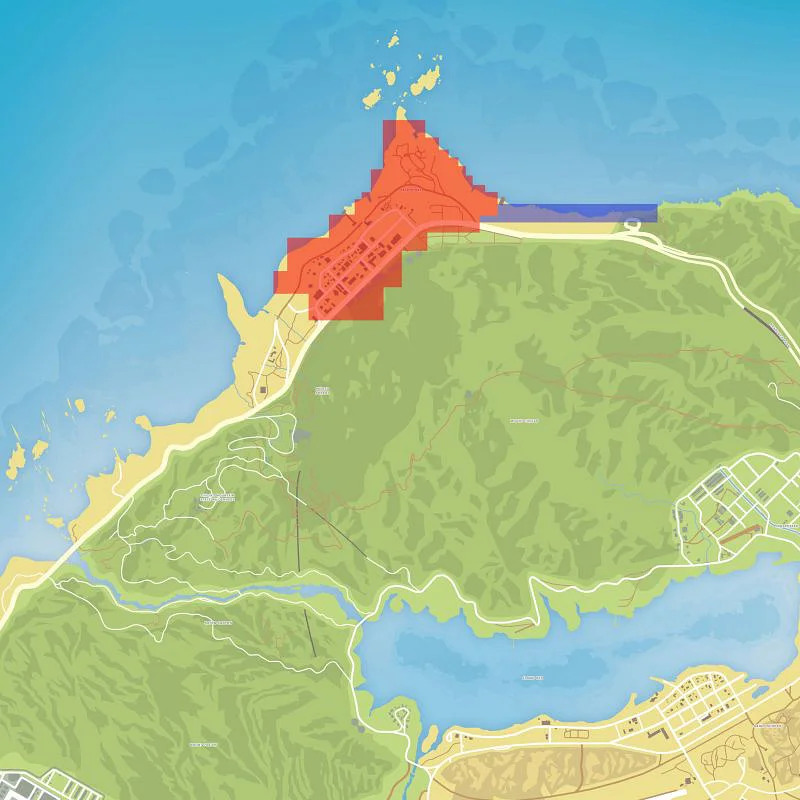 Map Location of Paleto Bay in GTA V