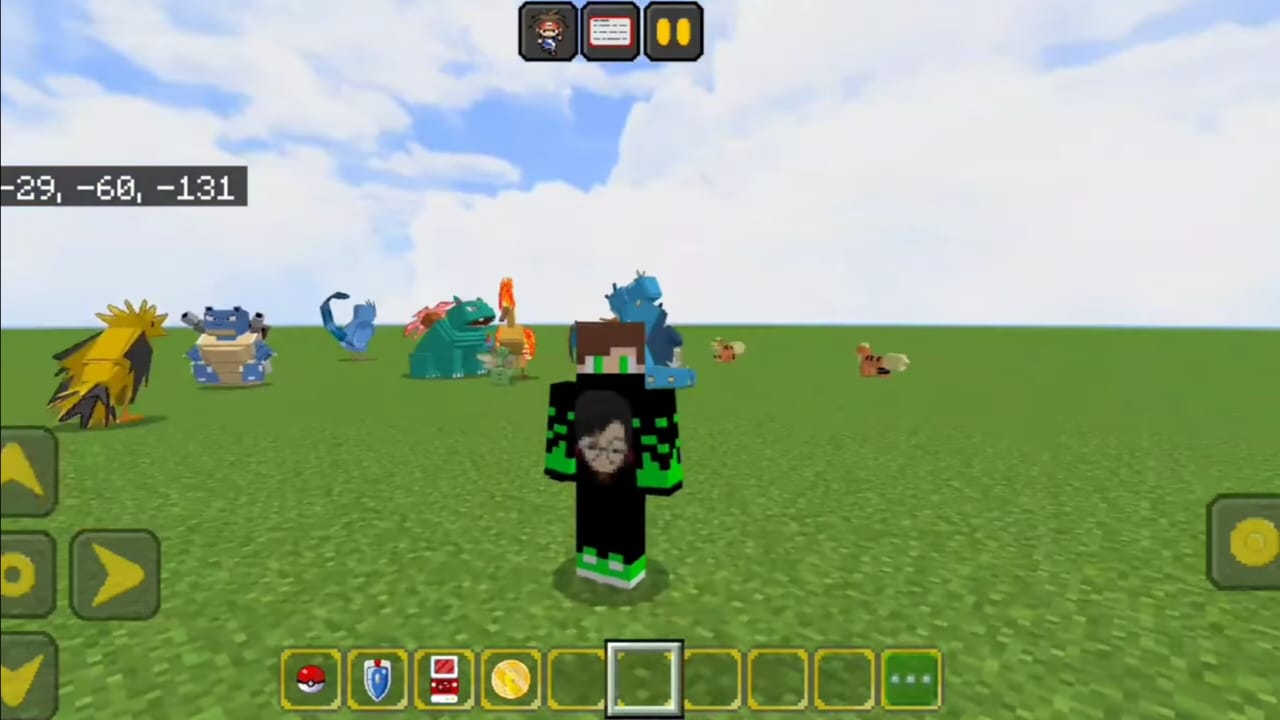 Pokemon themed Mod in Minecraft Bedrock Edition