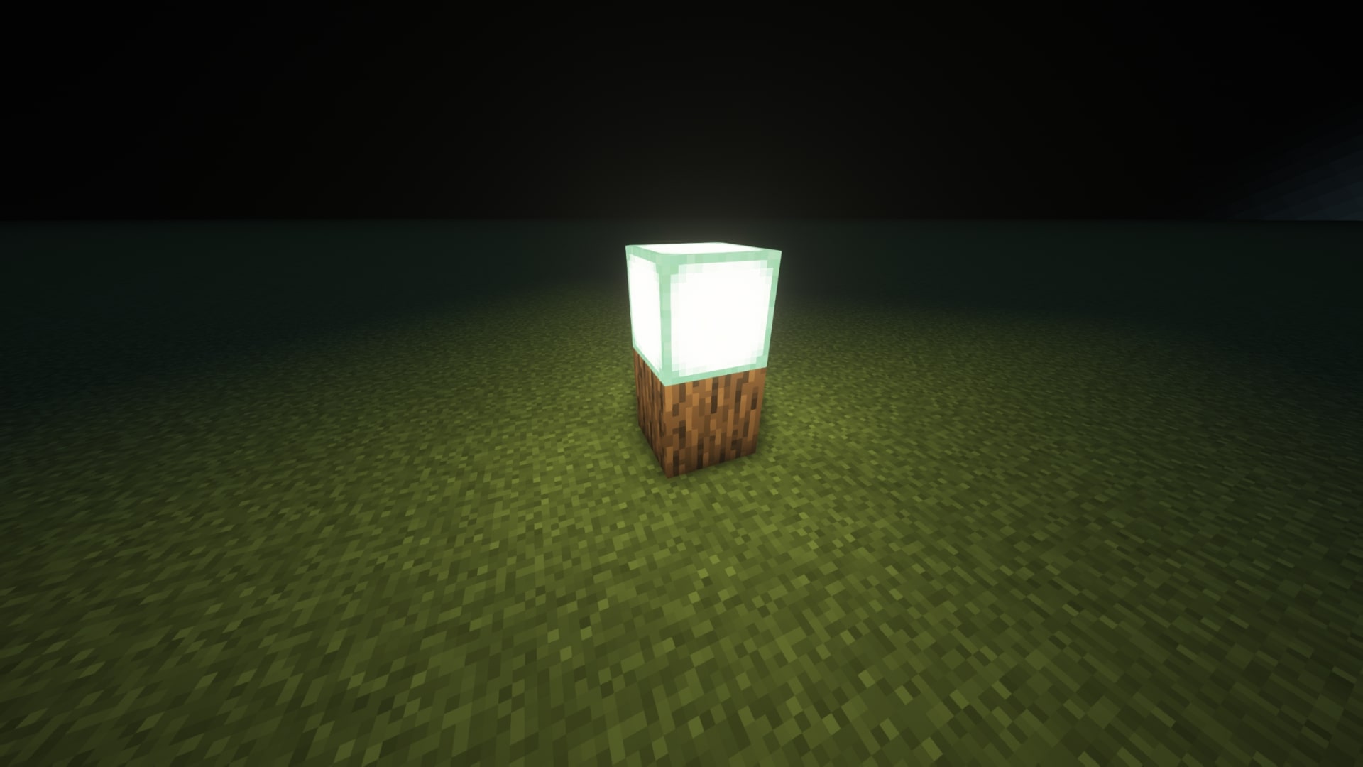 Minecraft light source: Sea lantern