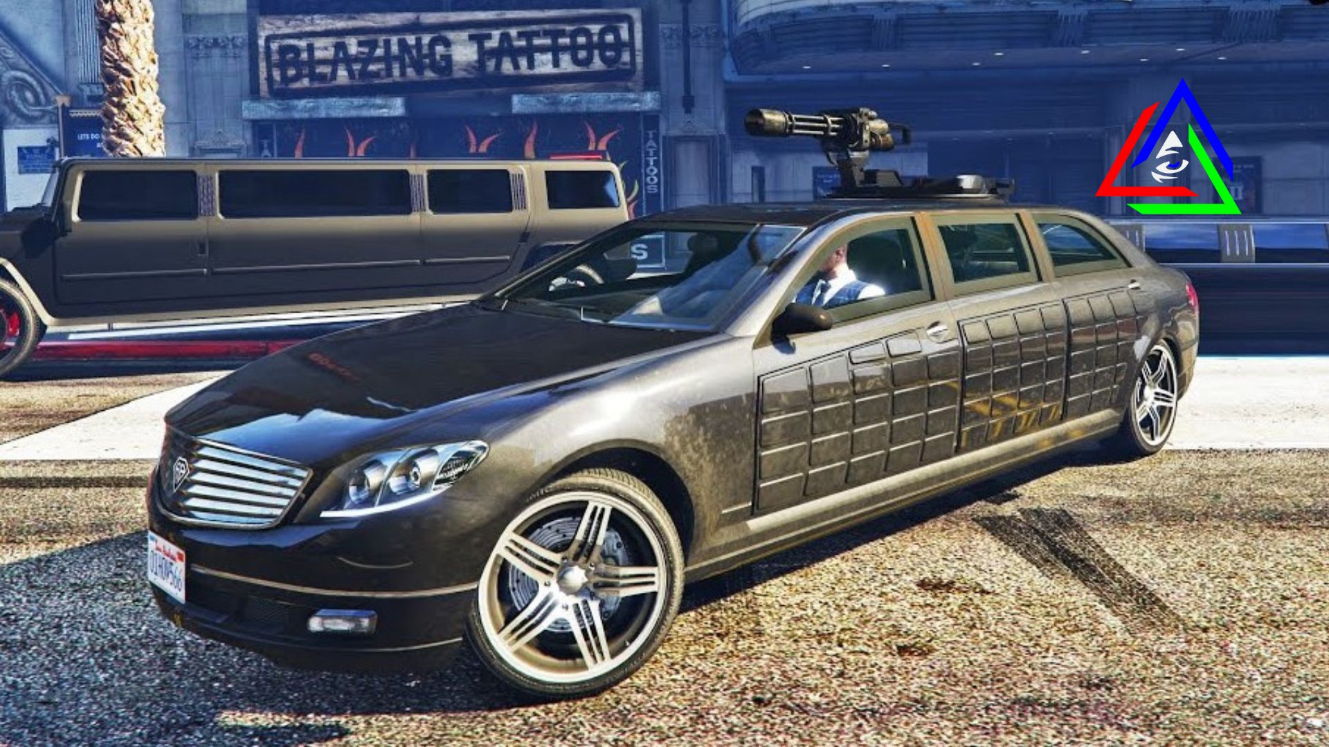 Turreted Limo weaponized vehicle in GTA Online 